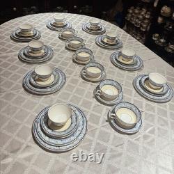 Royal Doulton Tewkesbury Bone China 57pc Set for 9 with Cream Soup Bowls England