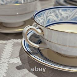 Royal Doulton Tewkesbury Bone China 57pc Set for 9 with Cream Soup Bowls England