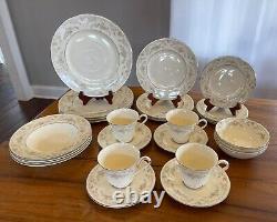 Royal Doulton The Romance Collection Diana 28 Piece Place Setting for 4. Retired