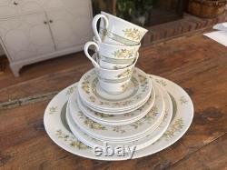 Royal Doulton Tonkin TC1107 13 Pc China Set England Cups Plates Platter VTG