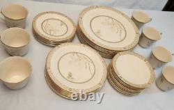 Royal Doulton White Nile Fine China Tableware Set 38 PCS VTG Made In England 70s