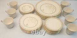 Royal Doulton White Nile Fine China Tableware Set 38 PCS VTG Made In England 70s