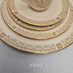 Royal Doulton White Nile Fine China Tableware Set 38 PCS VTG Made In England 70s