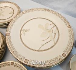 Royal Doulton White Nile Fine China Tableware Set 38 PCS VTG Made In England 70s