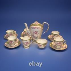 Royal Grafton Canton Fine Bone China Floral Pattern Tea Set 15 Pcs Md England