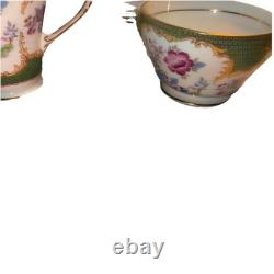 Royal Grafton Canton Fine Bone China Floral Pattern Tea Set 15 Pcs Md England