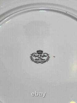 Royal Grafton Marlborough Bone China England 2116 Floral Dinner Plates Set Of 6