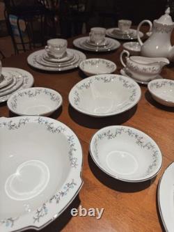 Royal Grafton Royal Garden Bone China 54pc Full Service 8 Place MINT England