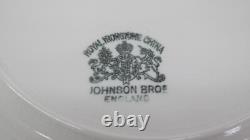 Royal Ironstone China 10 Dinner Plates by Johnson Bros Set of 6 VY