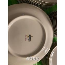 Royal Jackson Parisienne China Set England Pink Rose Service 12