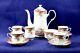 Royal Stafford OLDE ENGLISH GARDEN Bone China Coffee Pot /Cup Saucer Set England