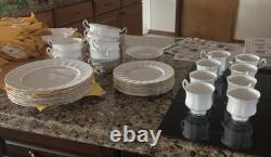 Royal Standard China England, Set Of 8 Plates, Cups/Saucers, Bowls, Lg. Plates