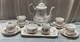Royal Standard Fine Bone China England Tea Pot, 4 C&S, Tray And S. &C. Set