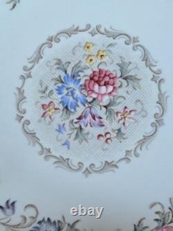 Royal Standard Fine China Pink & Blue Floral Design 20 Piece Dinnerware Grouping