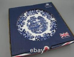 Royal Wessex Churchill Queens England TONQUIN Blue Dinner Plates Set of Twelve