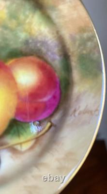 Royal Worcester 1951 Miniature Orchard Fruit Bone China Tea Set 9 Pieces