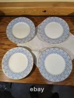 Royal Worcester Blue Aragon China Dinnerware, Set 5 Pc Per Person Service 8