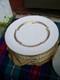 Royal Worcester Bone China England Golden Bracken set 12 dessert plates 8