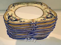 Royal Worcester Bordeaux Dinner Plate 10.5 Made In England Set Of 5