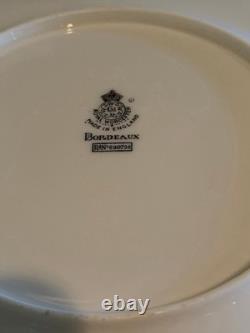 Royal Worcester Bordeaux Dinner Plate 10.5 Made In England Set Of 5