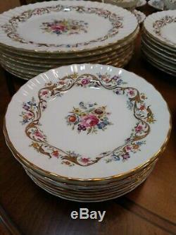 Royal Worcester Bournemouth China Dinnerware Set Vintage England Service for 8