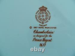 Royal Worcester Fine Bone China Chamberlain Dinner Set for (8) with4 Serving Dishe