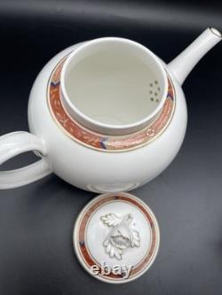 Royal Worcester Fine Bone China Tea Set 5 Cups Teapot Sugar Bowl Creamer England