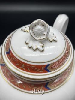 Royal Worcester Fine Bone China Tea Set 5 Cups Teapot Sugar Bowl Creamer England