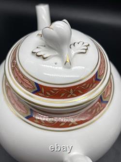 Royal Worcester Fine Bone China Tea Set 5 Cups Teapot Sugar Bowl Creamer England