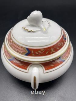 Royal Worcester Fine Bone China Tea Set 5 Cups Teapot Sugar Bowl Creamer England