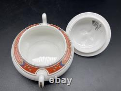 Royal Worcester Fine Bone China Tea Set 5 Cups Teapot Sugar Bowl Creamer England