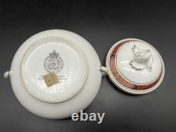 Royal Worcester Fine Bone China Tea Set 5 Cups Teapot Sugar Bowl Creamer England