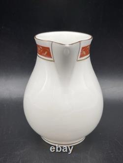 Royal Worcester Fine Bone China Tea Set 5 Cups Teapot Sugar Bowl Creamer England