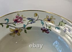 Royal Worcester Hampton Court 8 rim soup bowls Set of 6 bone china England