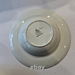 Royal Worcester Hampton Court 8 rim soup bowls Set of 6 bone china England