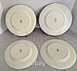 Royal Worcester Regency Ruby Dinner Set-5-Pc Place Settings for Six-England-EC