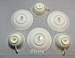 Royal Worcester Regency Ruby Dinner Set-5-Pc Place Settings for Six-England-EC