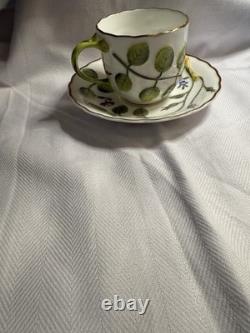 Royal Worcester The Blind Earl Cup & Saucer Set Fine Bone China England