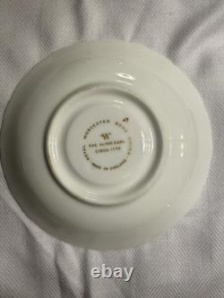 Royal Worcester The Blind Earl Cup & Saucer Set Fine Bone China England