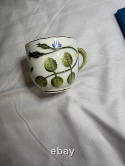 Royal Worcester The Blind Earl Cup & Saucer Set Fine Bone China England