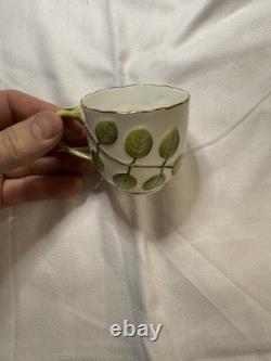 Royal Worcester The Blind Earl Cup & Saucer Set Fine Bone China England
