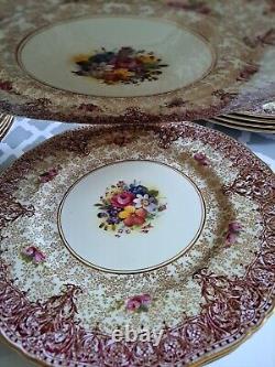 Royal Worcester early 19 Century Set Of 12 Dinner Set