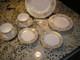 Royal Worchester Fine Bone China England Pompadour Pattern dinnerware -18 Pcs