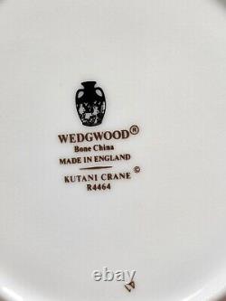 SET OF 10- Wedgwood England Bone China Kutani Crane Bread & Butter Plates 6