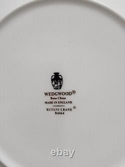SET OF 10- Wedgwood England Bone China Kutani Crane R4464 Salad Plates 8