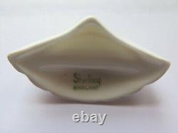 SHELLEY CHINA SET of 4 NAME PLACE STANDS in FINE BONE CHINA c1930 & RARE