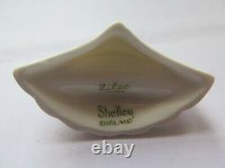 SHELLEY CHINA SET of 4 NAME PLACE STANDS in FINE BONE CHINA c1930 & RARE