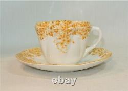 SHELLEY English China DAINTY YELLOW Cup and Saucer Set