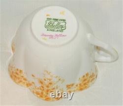 SHELLEY English China DAINTY YELLOW Cup and Saucer Set