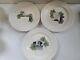 SIX (6) WEDGWOOD GRAND GOURMET 9 3/4 WINE SALAD Plates Bone China ENGLAND 1999